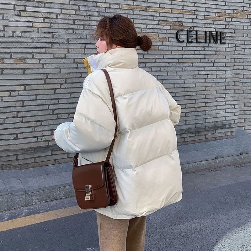 Áo khoác phao nữ đại hàn siêu ấm Ulzzang Hàn quốc, Áo phao béo dáng rộng hàng Quảng Châu có sẵn