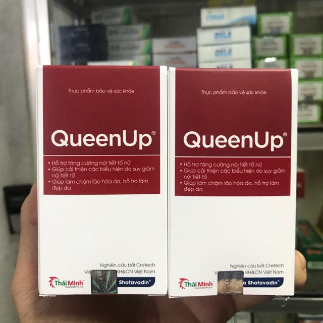 ✅ [6 TẶNG 1] Viên uống QueenUp – Tăng cường nội tiết tố nữ, điều hòa kinh nguyệt, hỗ trợ làm đẹp da - Queen Up