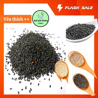 Mè /vừng đen hữu cơ rang củi đã rửa Sạch Thơm Thuần chủng