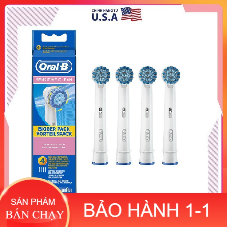 [Đức] Đầu Bàn Chải Điện Oral B Sensitive Clean | Precision Clean | 3D WHITE | Floss Action | Cross Action | Dual Clean