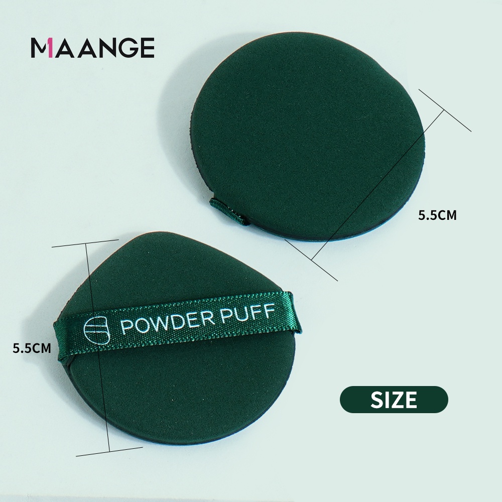 Hộp 3 mút trang điểm + 7 phấn trang điểm MAGEFY hình quả trứng cỡ lớn tiện lợi