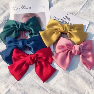 Nơ kẹp tóc tiểu thư xinh xắn phong cách Hàn Quốc