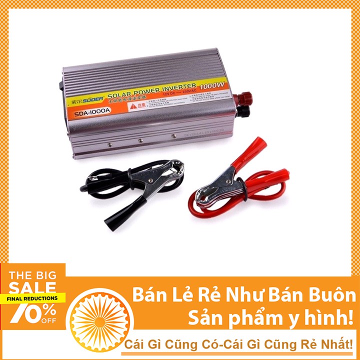 Bộ Kích Điện 12V Lên 220V - Mạch INVERTER 12V-230V 1000W