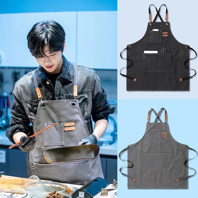Tạp dề một kích thước phong cách Hàn Quốc thời trang dành cho tiệm làm tóc
