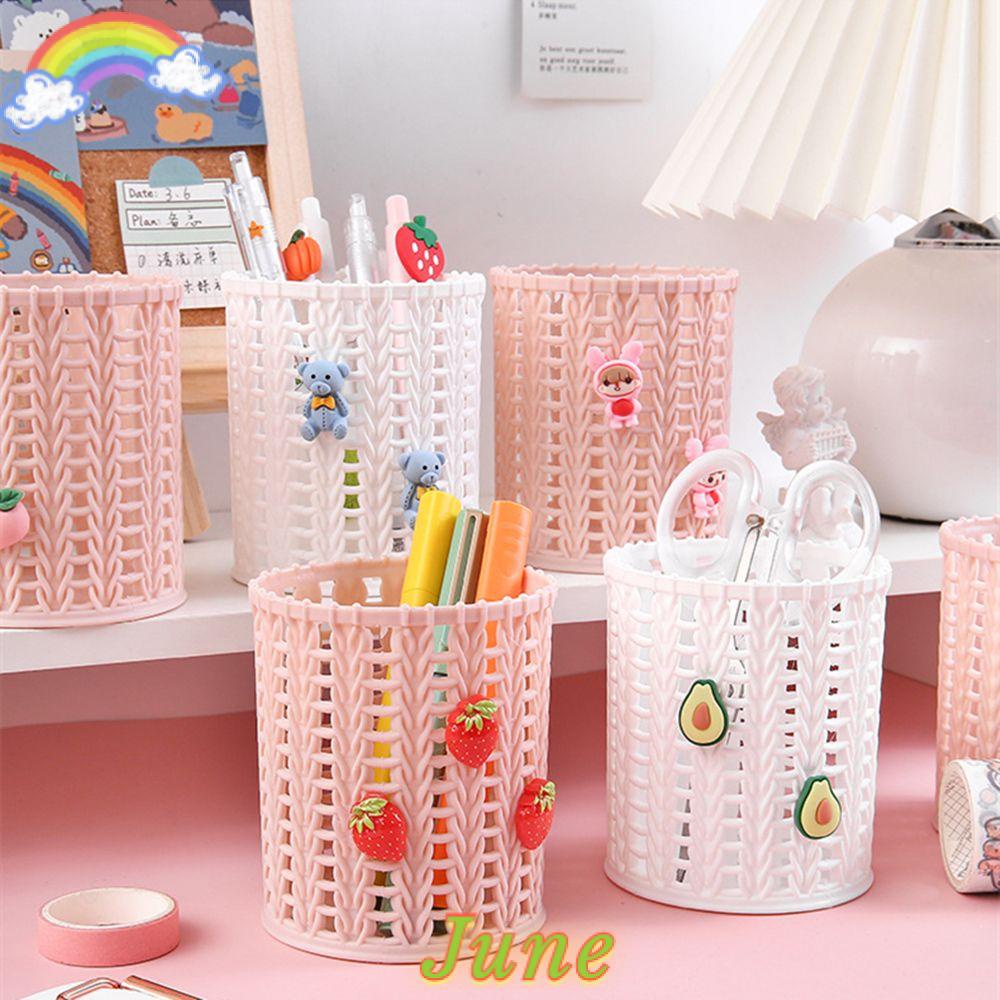 Hộp đựng bút/ cọ trang điểm để bàn họa tiết hoạt hình sáng tạo