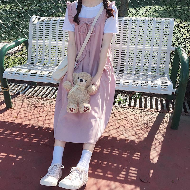 🔥🔥Đầm Công Chúa Hai Dây Thời Trang Xuân Hè 2021 Mới Mẻ Cho Bé Gái 10-19 Tuổi