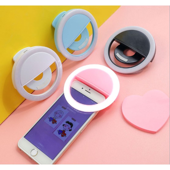 Đèn LED selfie Ring light có 3 mức sáng