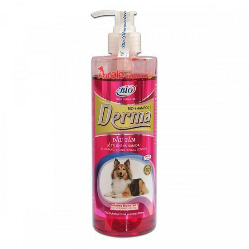 Xà bông tắm trị nấm cho chó Bi-O Derma 450ml #Petshop_VicTo_Vet