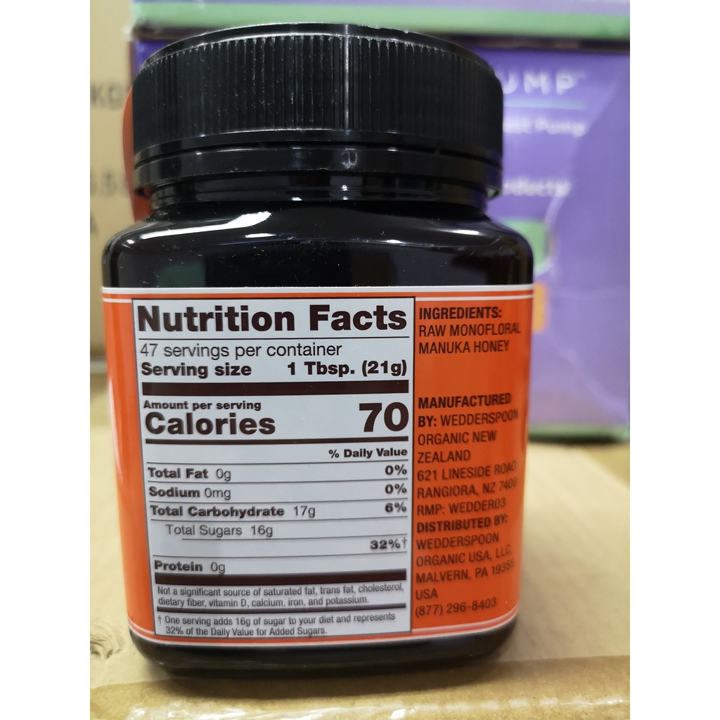 ♥️ Mật Ong MANUKA Wedderspoon KFactor 16+