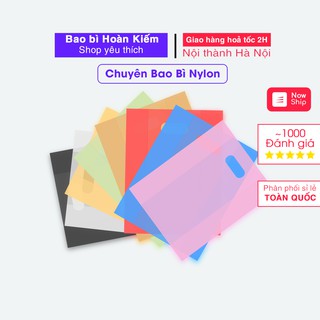 Túi Nilong HD, Túi Hột Xoài nhám Đựng Quần Áo Mỹ Phẩm Cho Shop