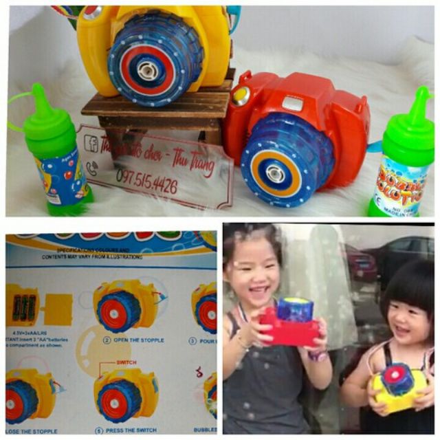 Máy ảnh thổi bong bóng