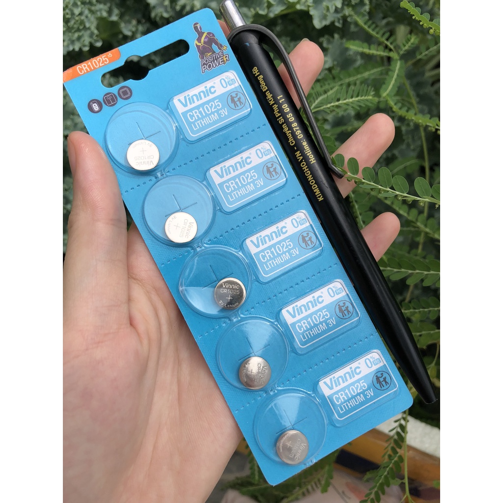Viên Pin Đồng CR1025 1025 VINNIC Lithium 3v Pin Cúc Áo