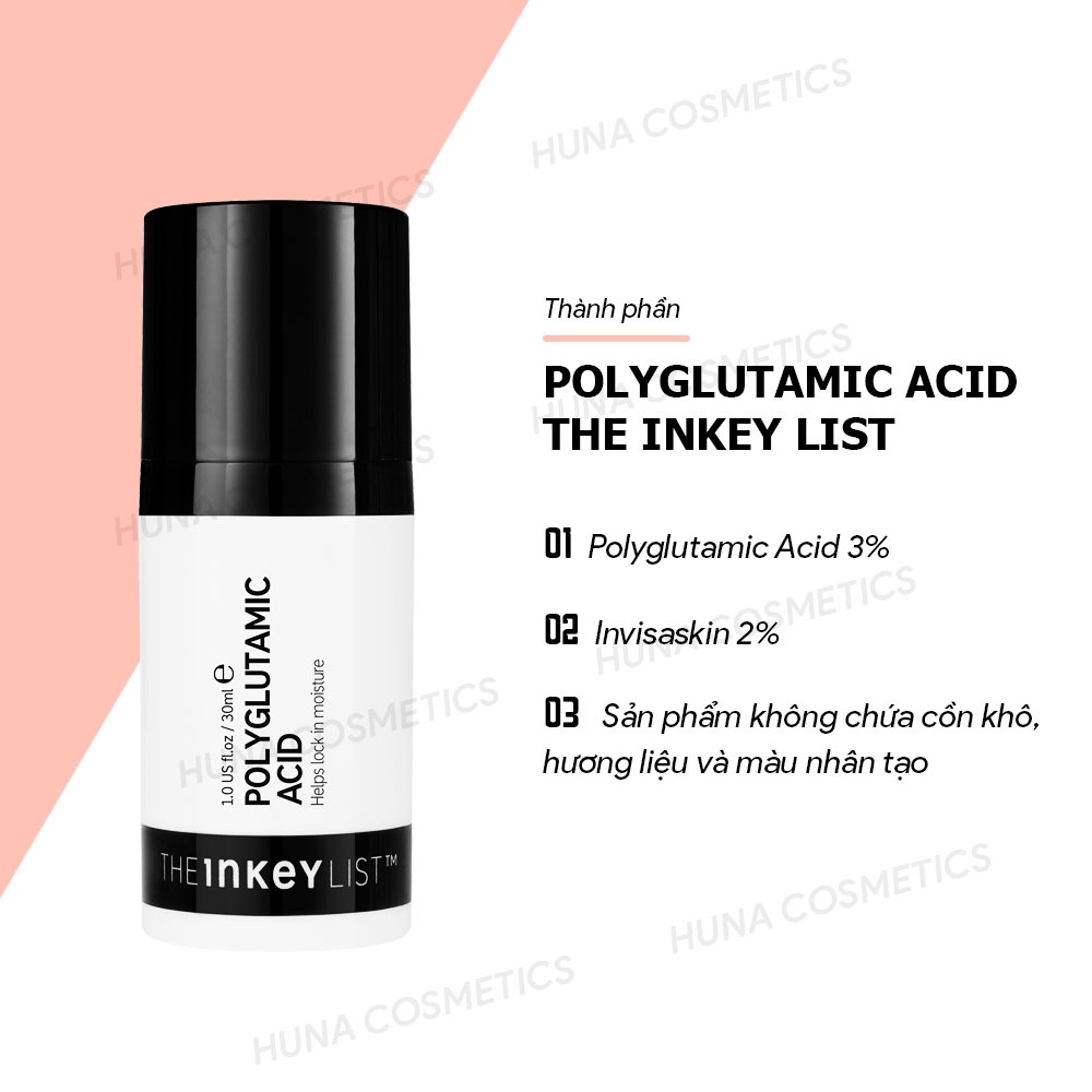 [BILL SEPHORA] SERUM SIÊU CẤP ẨM POLYGLUTAMIC ACID THE INKEY LIST 30ML