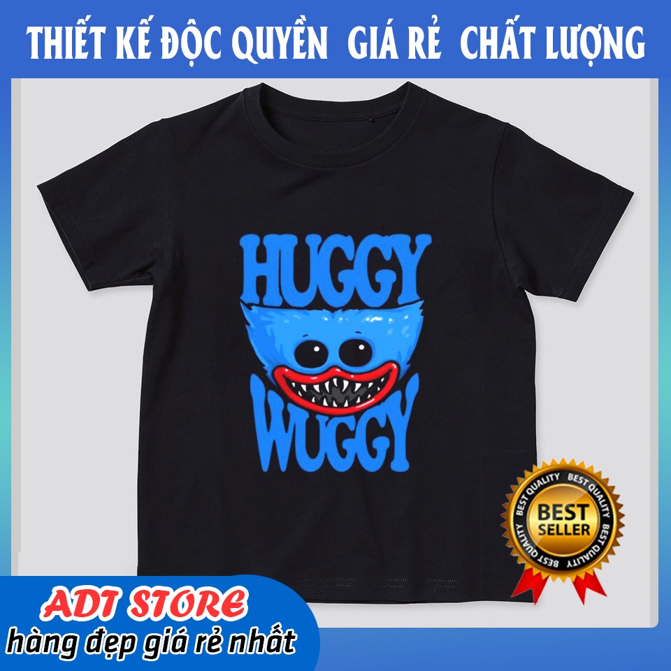 Áo thun trẻ em in hình game poppy playtime búp bê huggy wuggy độc đẹp cực chất