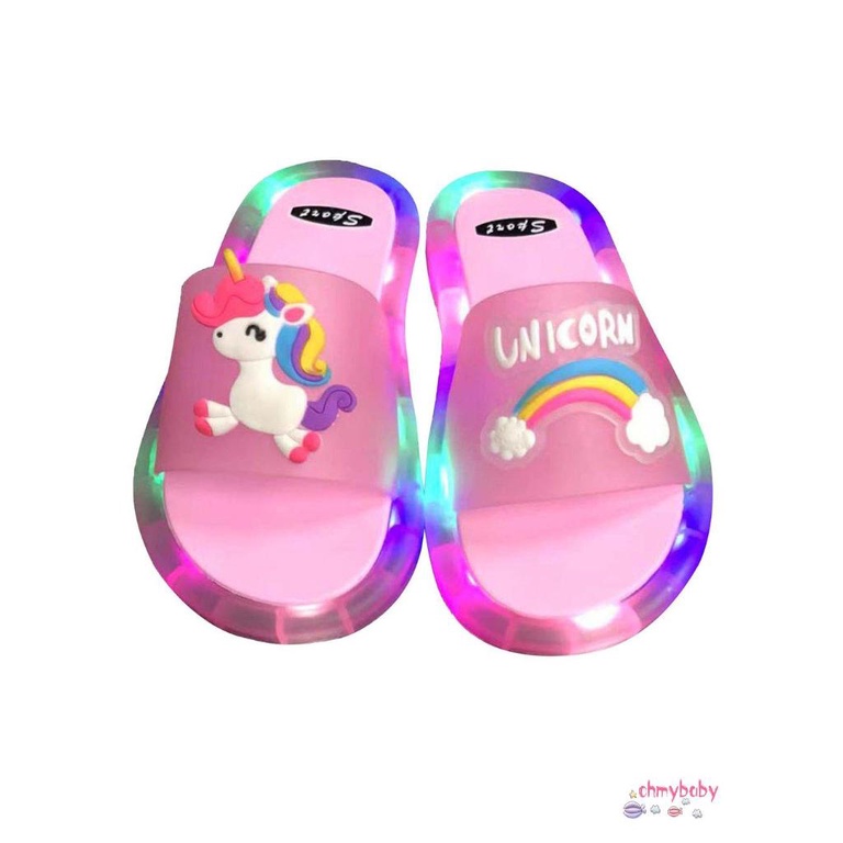 Dép sandal đi trong nhà tắm siêu nhẹ có đèn LED ngộ nghĩnh cho bé