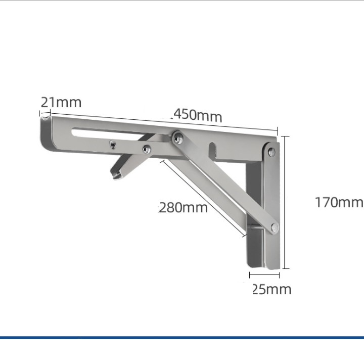 BỘ 2 BẢN LỀ GẬP INOX CHỮ K CAO CẤP - GẬP DUỖI THÔNG MINH