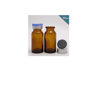 vỏ chai thủy tinh 10ml nâu dày, chai lọ đựng vacxin, vỏ lọ đựng dung dịch vacxin 10ml màu nâu