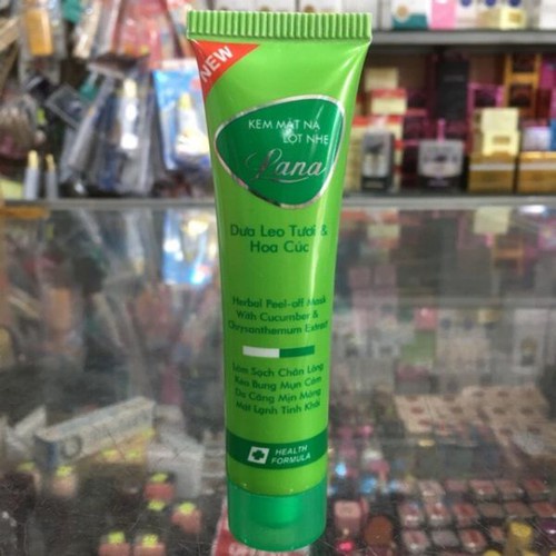 Kem mặt nạ lột nhẹ Lana dưa leo tươi & hoa cúc.