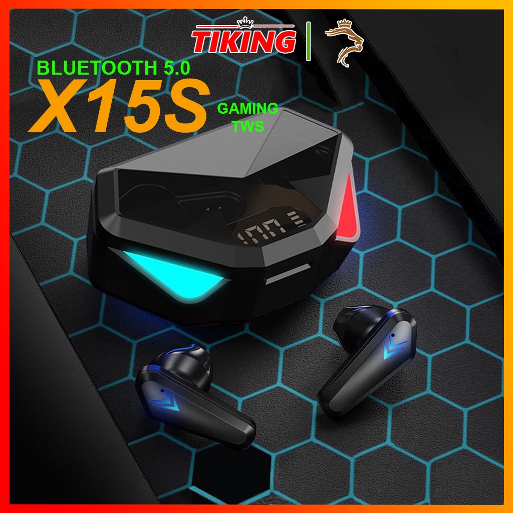 Tai nghe Bluetooth Gaming Không dây X15S TWS công nghệ Bluetooth 5.0 cảm biến chạm, không có độ trễ âm