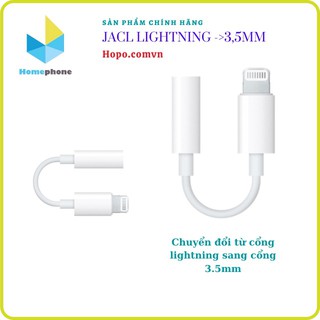 [CHÍNH HÃNG] Jack Chuyển Đổi Bóc Máy Lightning 3.5mm