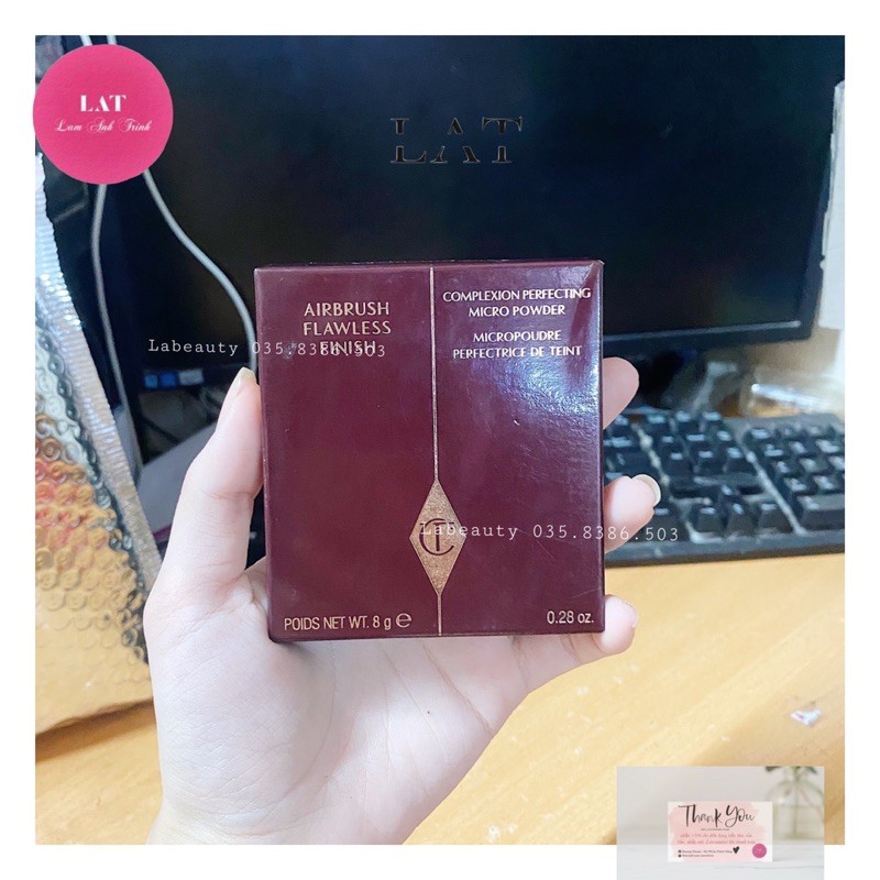 Phấn phủ nén Charlotte Tilbury - Airbrush Flawless Finish 8g | BigBuy360 - bigbuy360.vn