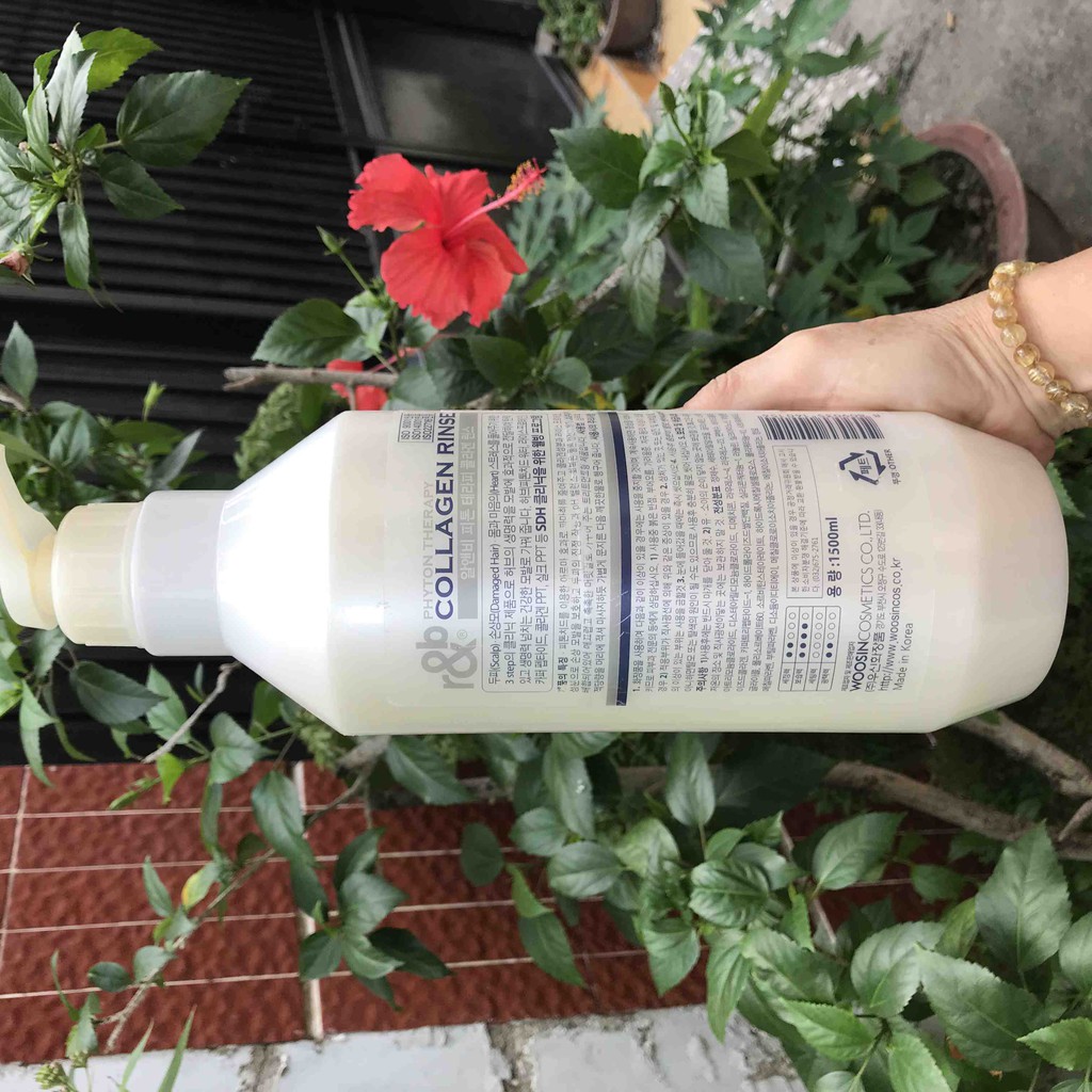 Dầu xả ngăn rụng tóc R&B Collagen Rinse 1500ml