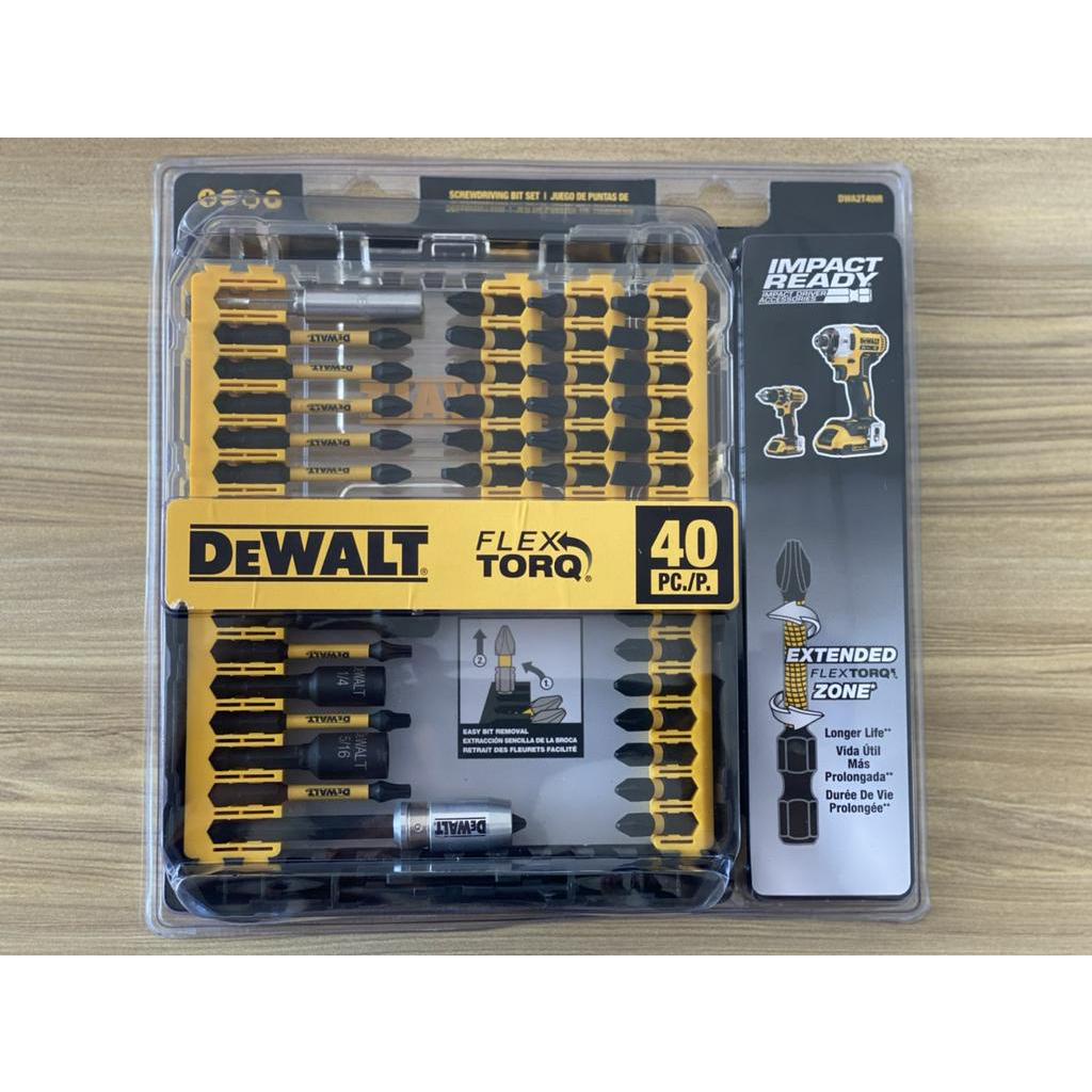 Bộ mũi vít 40 chi tiết  DeWALT DWA2T40IR IMPACT READY FlexTorq