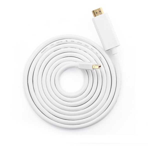 Cáp Mini DisplayPort (Thunderbolt) to HDMI Dài 1.5M Ugreen 20849 (Màu Trắng) - Hàng Chính Hãng