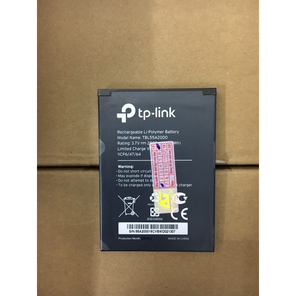Pin Tplink M7300/M7350/M5250/M5350 – Pin cho cục phát wifi 3g/4g TP-Link