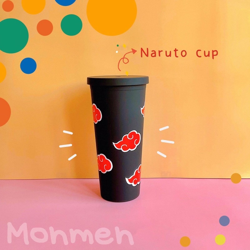 Cốc giữ nhiệt custom Akatsuki/naruto