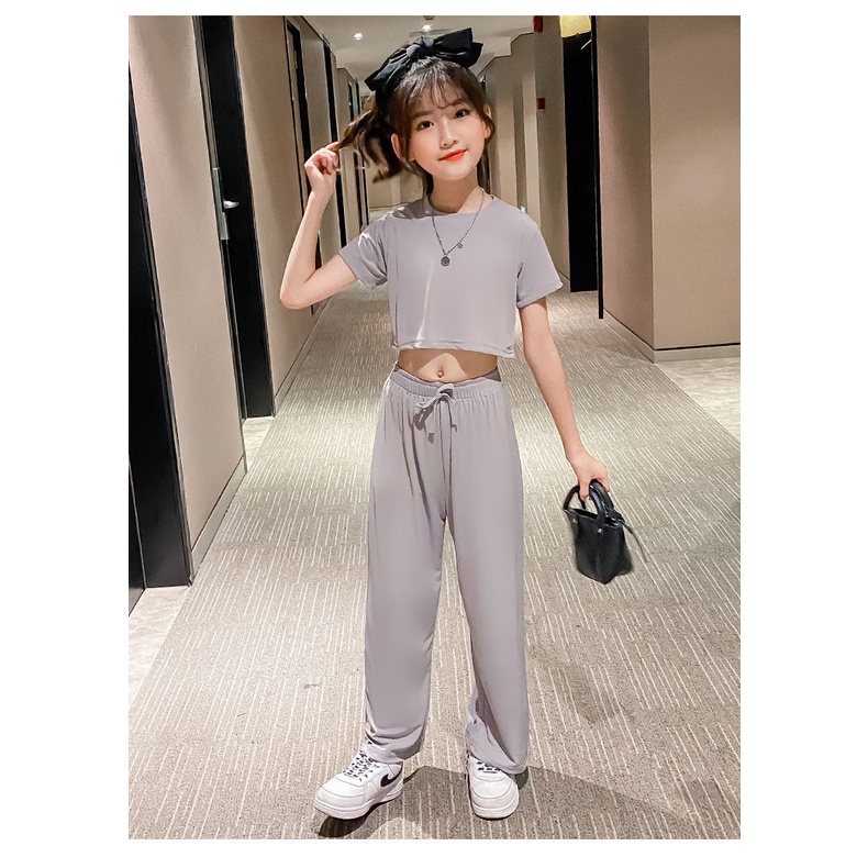 Bộ Đồ Thời Trang 2 Món Gồm Áo Thun Phối Quần Dài Kiểu Hàn Quốc Chất Lượng Cao Cho Bé Gái Từ 3 Đến 4 Đến 5 Đến 6 Đến 7 Đến 8 Đến 9 Đến 10 Đến 11 12 Tuổi
