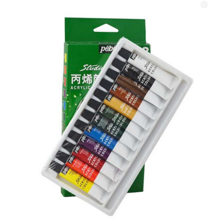 [Lộc'sArtStore] Màu Acrylic Pebeo Bộ 12ml x 12 màu/18 màu/24 màu