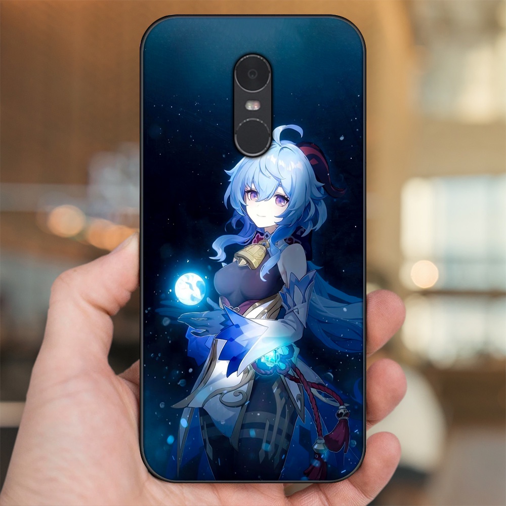 Ốp lưng Xiaomi Redmi Note 4, Note 4x viền đen in hình Ganyu Genshin Impact