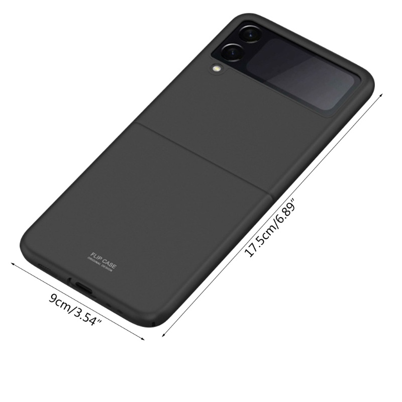 Ốp Điện Thoại Siêu Mỏng Chống Sốc Màu Trơn Nhám Cho Samsung Z Flip 3