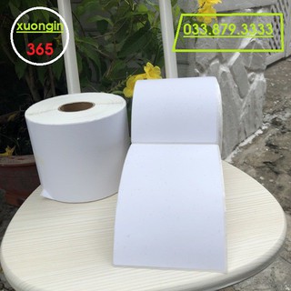 [CUỘN 30M] Tem nhiệt 75x100 - DECAL 7.5x10cm, tem 75x100