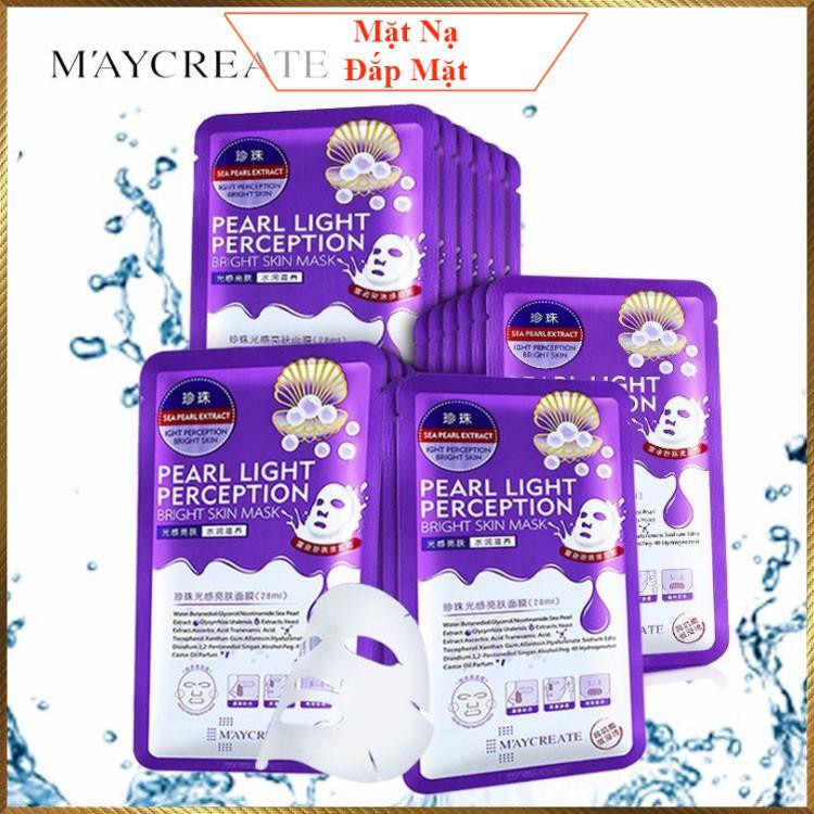 Mặt nạ HA Xanh Tím Maycreate Mặt nạ giấy hàng nội địa trung MMN1