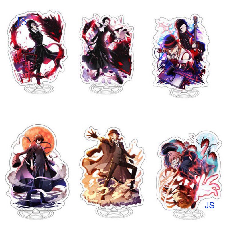 Mô Hình Nhân Vật Anime Bungo Stray Dogs Bằng Acrylic Dễ Thương Để Bàn Trang Trí