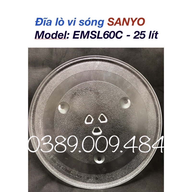 Đĩa lò vi sóng Sanyo EMSL60C (25 lít)