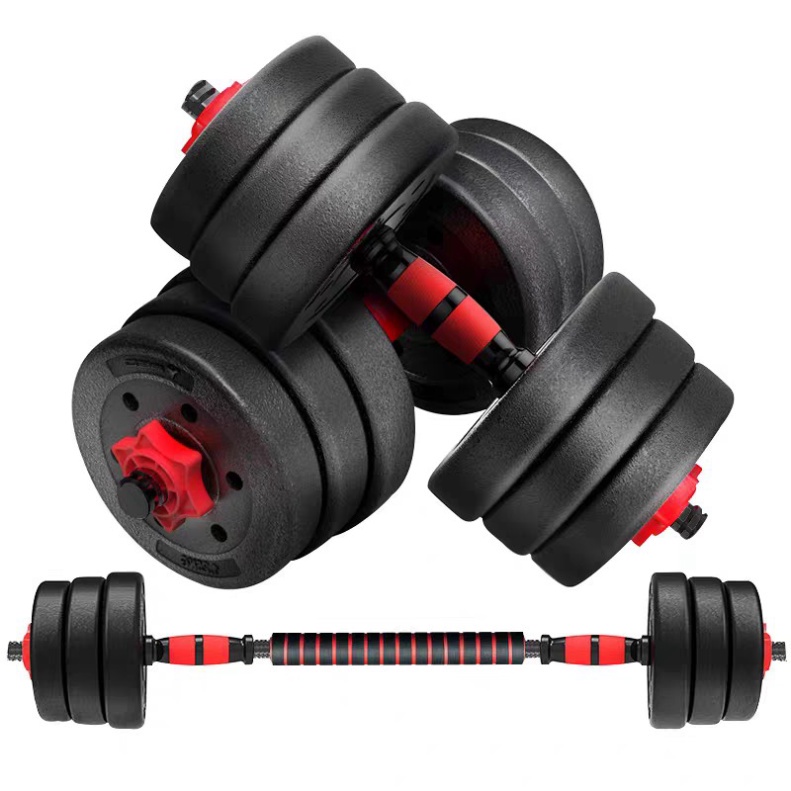 Tạ tay 40KG 2 in 1 kết hợp tạ đẩy(tạ đòn) tạ nam nữ tập gym thon tay,dụng cụ tập gym đa năng,