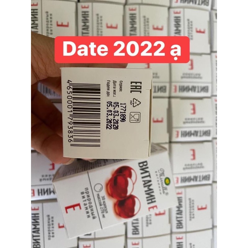 Viên uống Vitamin E đỏ 270mg Mirrolla Nga | BigBuy360 - bigbuy360.vn