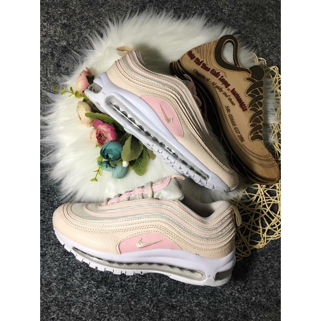 [FULL BOX] Giày air max 97 hồng da rắn [GIÀY THỂ THAO CHẤT LƯỢNG] | BigBuy360 - bigbuy360.vn