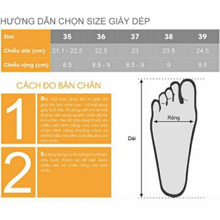 Giày bệt nữ da mềm đế cao su