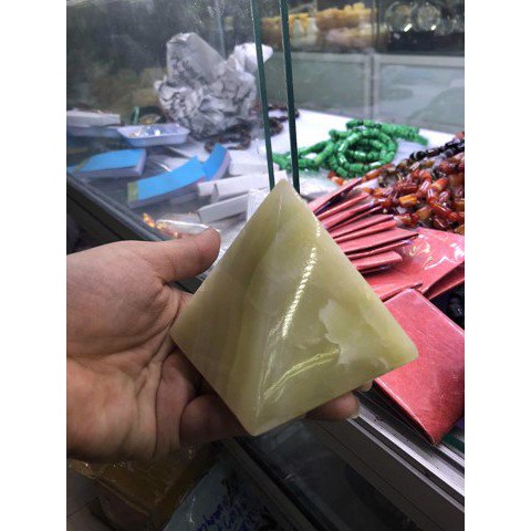 Kim Tự Tháp Chặn Giấy Đá Ngọc - MSP: 55C