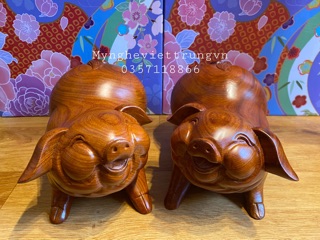 Heo Gỗ Phát Tài - Heo Gỗ Bình An