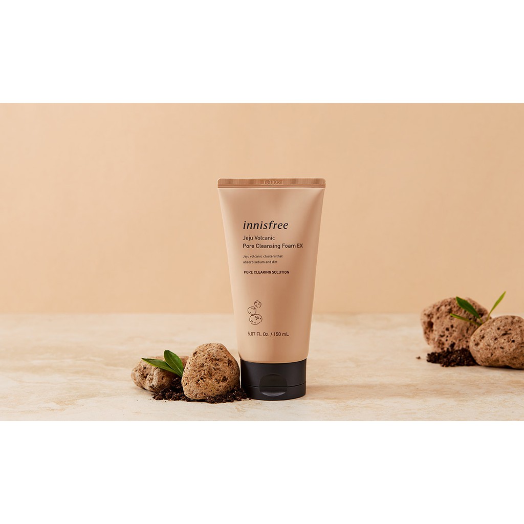 [Mã FMCGMALL -8% đơn 250K] Sữa rửa mặt se khít lỗ chân lông innisfree Volcanic Pore Cleansing Foam Ex 150ml | BigBuy360 - bigbuy360.vn