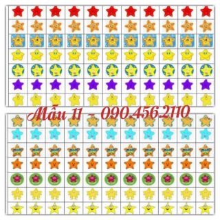 Combo  30 tấm sticker khen thưởng