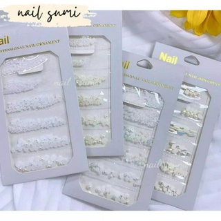 Sét trai nửa gắn móng trang trí móng