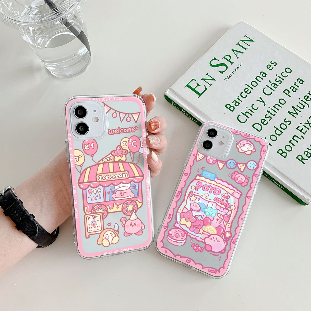 Ốp Điện Thoại Tpu Mềm Chống Sốc In Hình Kirby Cho iPhone 11 12 13 pro max XS X XR XSMax 7 8 6 6s plus SE 2020