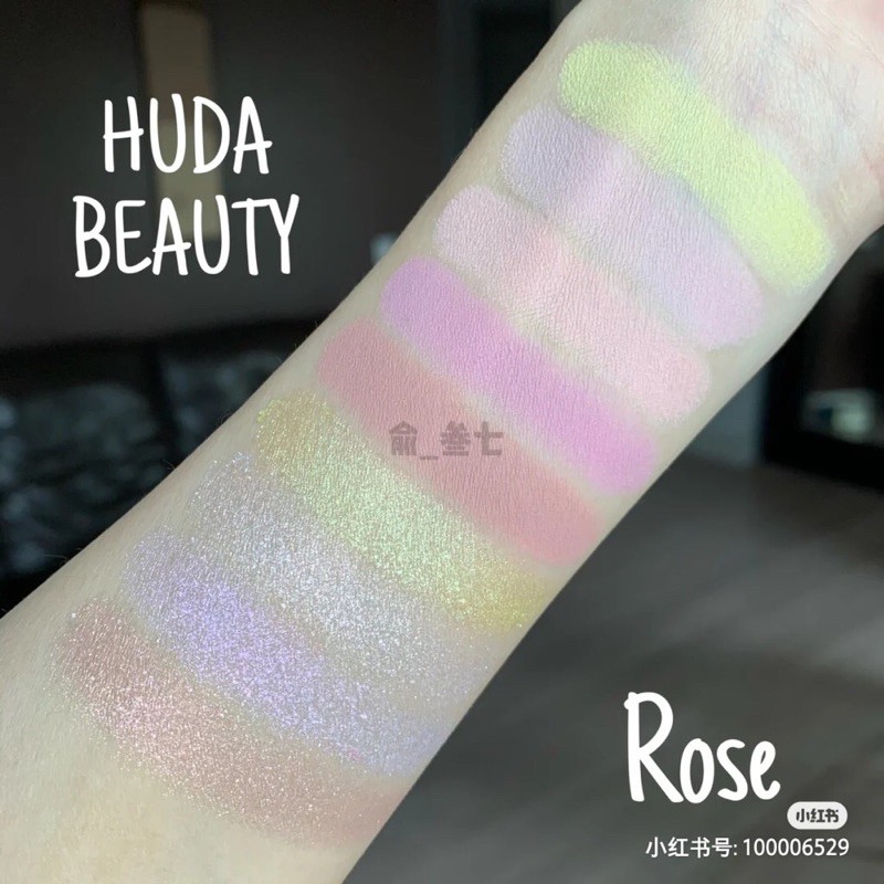 Bảng Mắt nhà Huda 9 ô 💥HUDA PASTELS (MÀU ROSE).