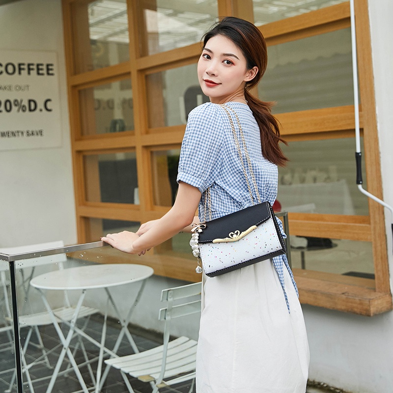 Túi Đeo Chéo Hình Bướm Dây Xích Phong Cách Hàn Quốc Cho Nữ